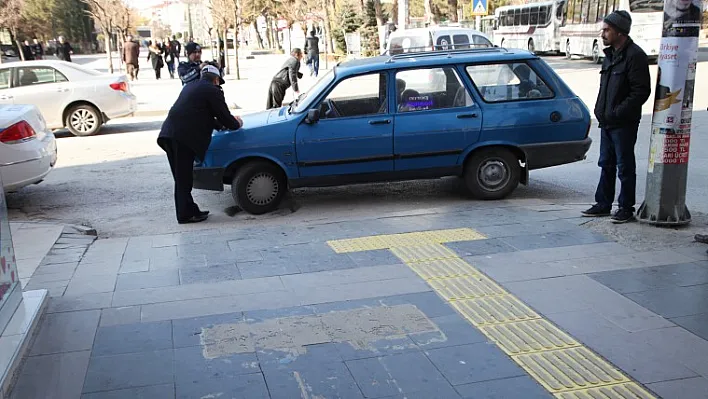 Kaldırım ve yol ihlallerine büyük ceza