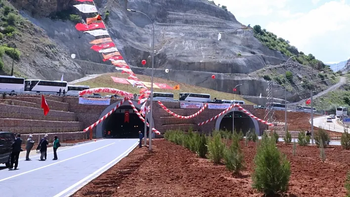 Doğu'yu Akdeniz'e bağlayan Erkenek Tüneli açıldı
