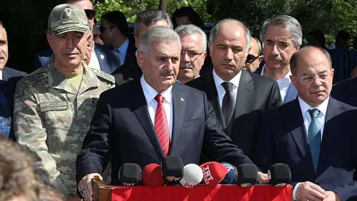 Başbakan Yıldırım saldırı ile ilgili açıklamalarda bulundu