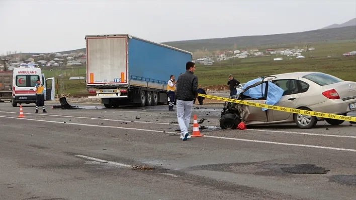 Bingöl'de trafik kazası: 1 ölü