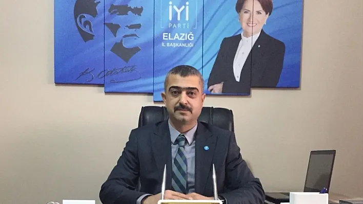 İYİ Parti Elazığ Kurucu İl Başkanı Erdem istifa etti