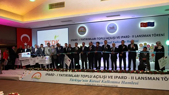 Elazığ'da toplu açılış töreni