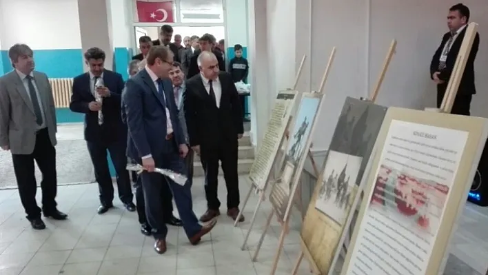 Kovancılar'da, şehitler için sergi açıldı