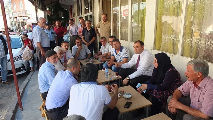 Elazığ Valisi Kaldırım, Keban'da