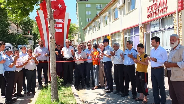 Keban'da '15 Temmuz Şehitler Meydanı' açılışı