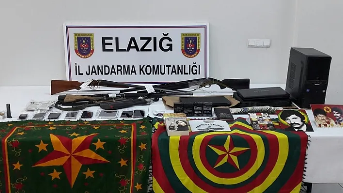 Elazığ'daki PKK operasyonunda silah ele geçirildi