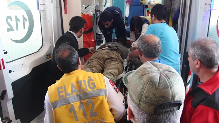 Çatışmada yaralanan bir asker Elazığ'a getirildi