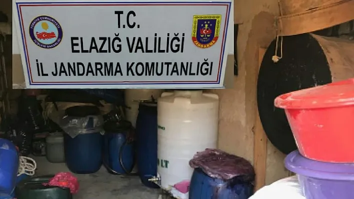 Jandarma kaçak içki üretimine göz açtırmıyor