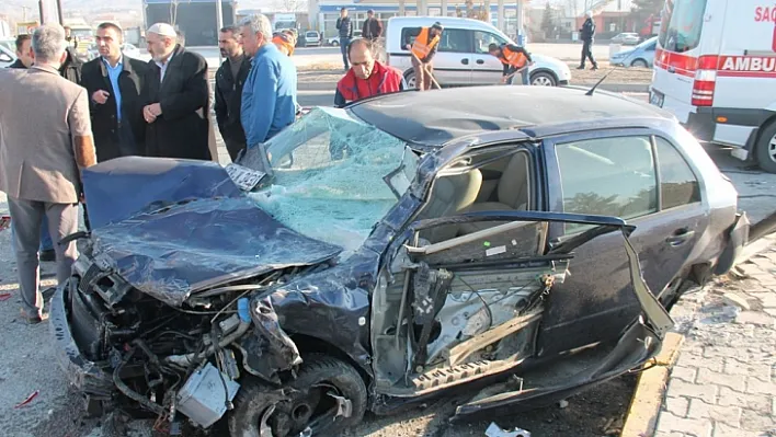 Elazığ'da zincirleme kaza: 4 yaralı