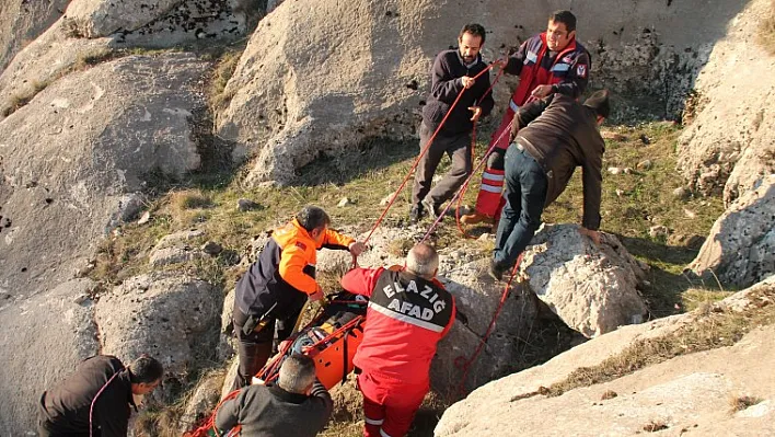 50 metre yükseklikten yere çakıldı