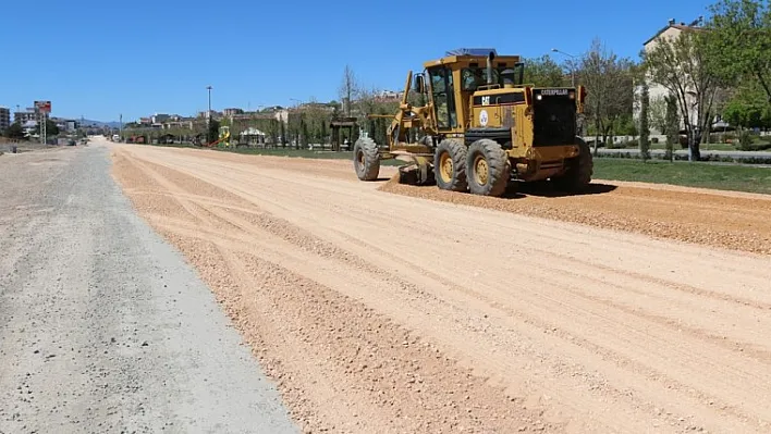 Yeni imar yolu yapım çalışmaları devam ediyor