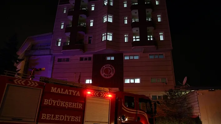 Malatya'da öğrenci yurdunda yangın