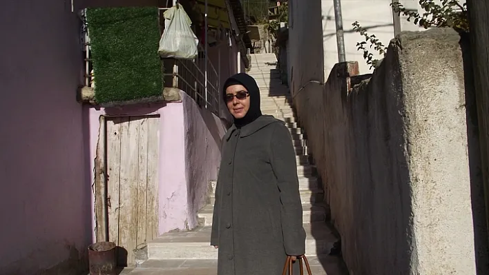 Keban'daki mahalle merdivenleri onarıldı