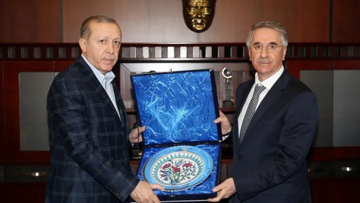 Cumhurbaşkanı Erdoğan'dan Elazığ Belediyesine ziyaret