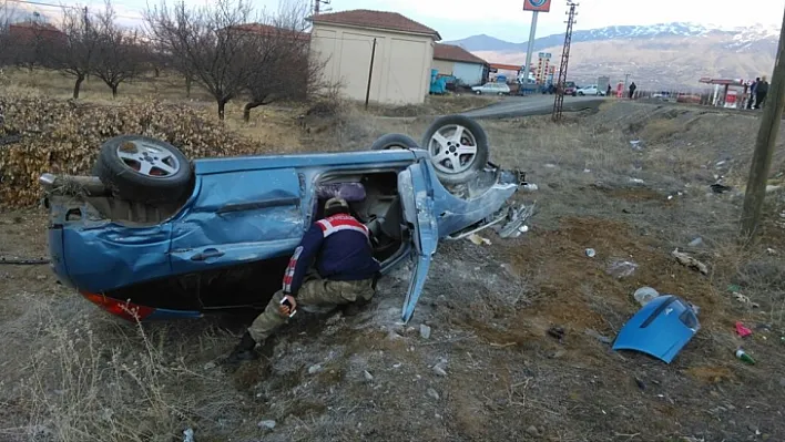 Otomobil patpat motoruna çarptı: 2 yaralı