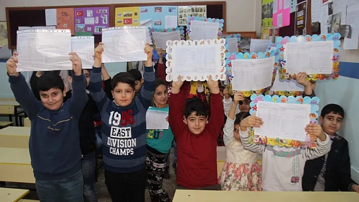 Elazığ'da karne heyacanı