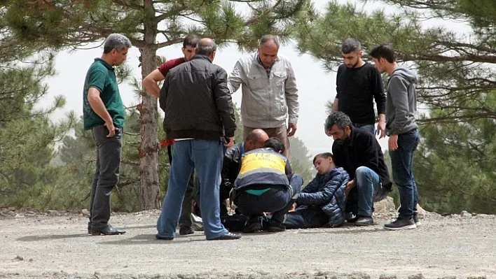 Elazığ'da görünmez kaza, 1 yaralı