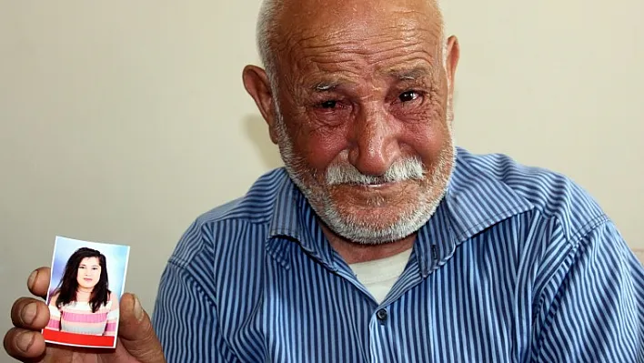 Göz yaşları içerisinde kızını arıyor