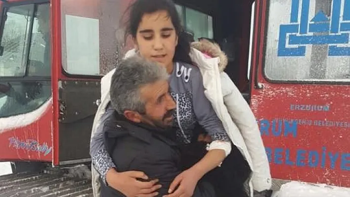 Doğu'da hastaların imdadına kar üstü araçlar yetişiyor