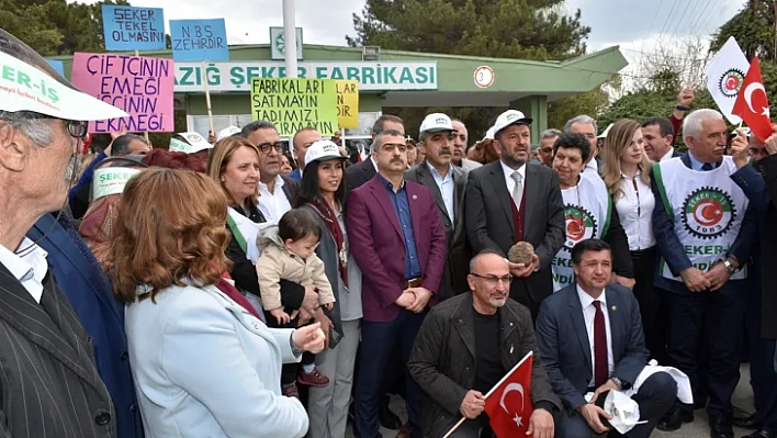 CHP heyetinden Elazığ Şeker Fabrikası'na ziyaret