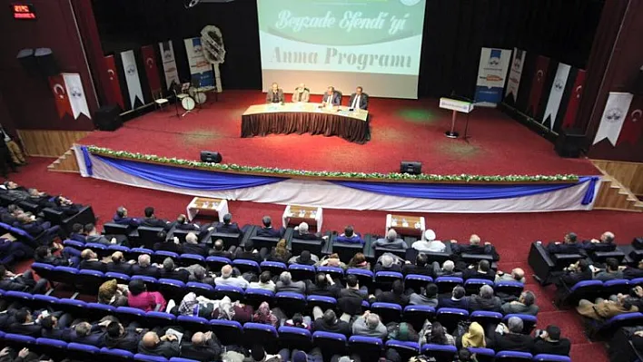 Beyzade Efendi anıldı