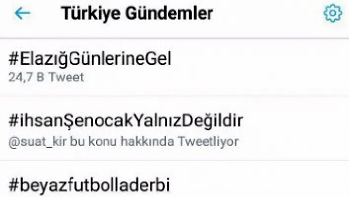 'Elazığgünlerinegel' hashtagi, derbiyi solladı