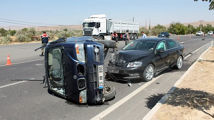 Elazığ'da trafik kazası: 6 yaralı