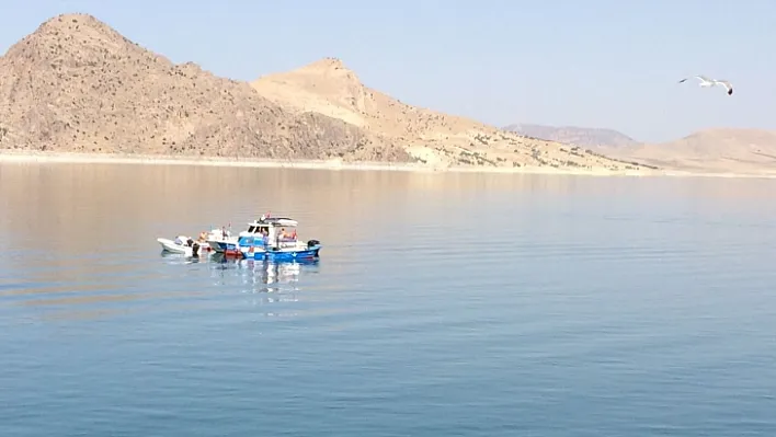 Feribottan yolcuların gözü önünde baraja atladı