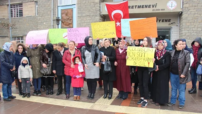 Elazığlı kadınlardan istismar olaylarına tepki