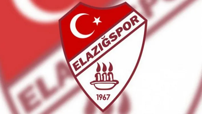 Elazığspor'da son dakika!