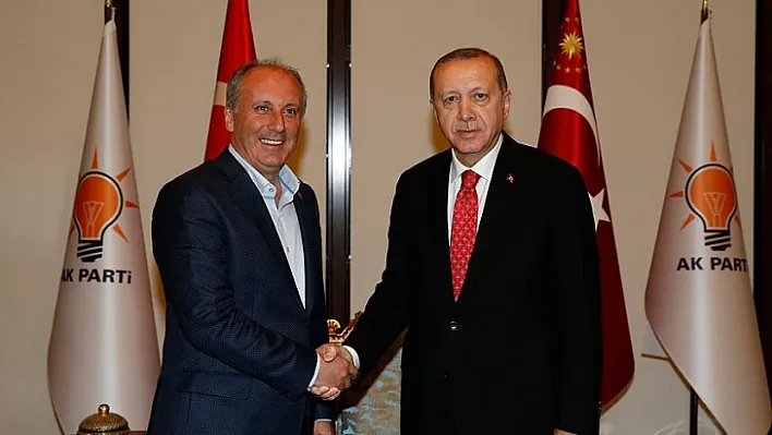 Cumhurbaşkanı Erdoğan, Muharrem İnce'yi kabul etti