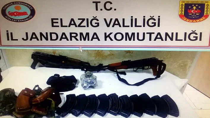 Teröristlerin mühimmatını saklayan şüpheli yakalandı