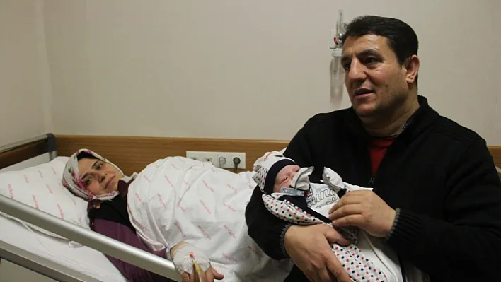 Yeni yılın bebeği Ali Eymen oldu