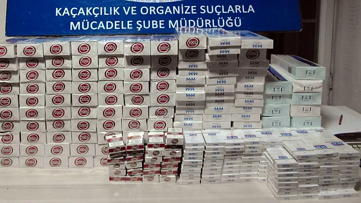 Elazığ'da kaçak sigara operasyonu