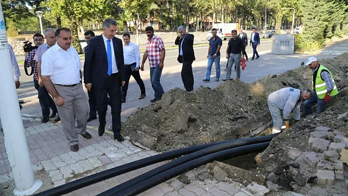 Zübeyde Hanım Caddesi'nde çalışmalar sürüyor