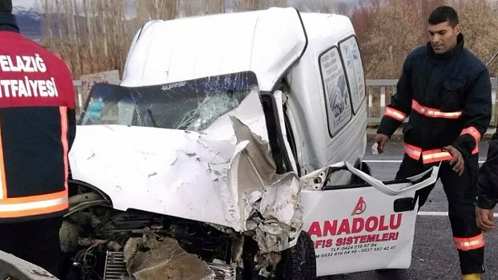 Elazığ - Bingöl yolunda kaza