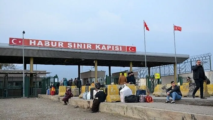 Habur Sınır Kapısı giriş ve çıkışlara kapatıldı