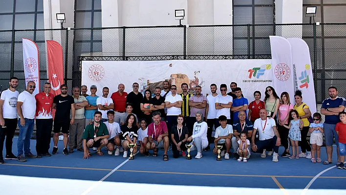 'Harput Cup Tenis Turnuvası' sona erdi