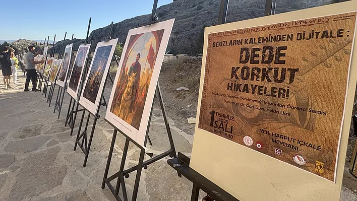 Harput Kalesi'nde Dede Korkut dijitalleşti