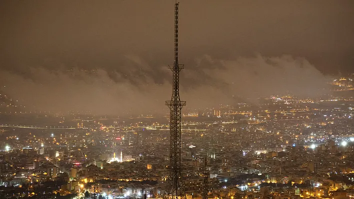 Harput'ta kar ve sis büyüledi