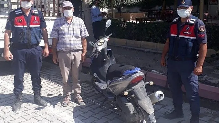 Hırsızlık şüphelisi çaldığı motosikletle yakalandı