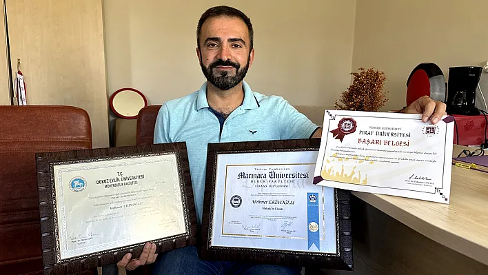 İbn-i Sina'yı örnek aldı, 3 fakülte bitirdi