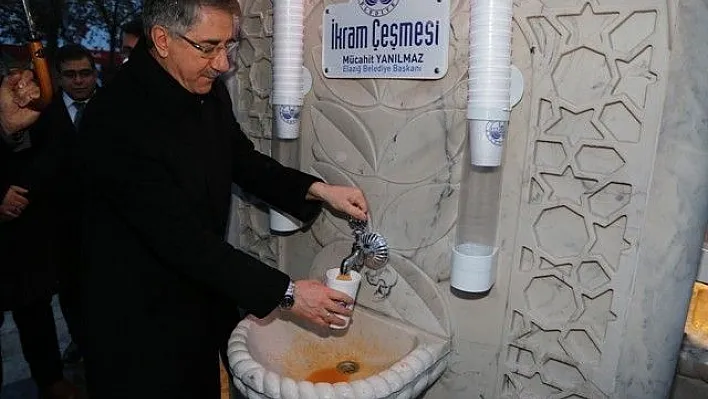İkram Çeşmesi Hizmette                     