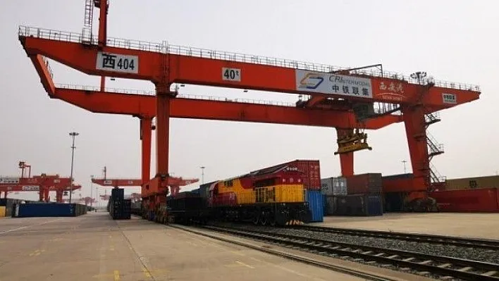 İlk ihracat treni Çin'de resmi töreni bekliyor