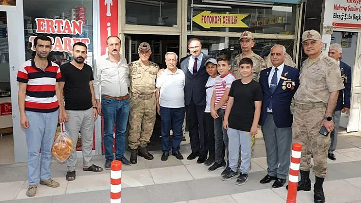 Jandarma Genel Komutanı Orgeneral Çetin, Elazığ'da