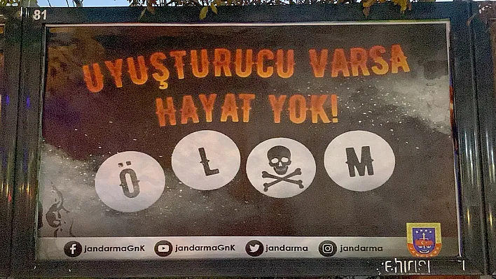 Jandarma uyuşturucuya karşı bilgilendirdi