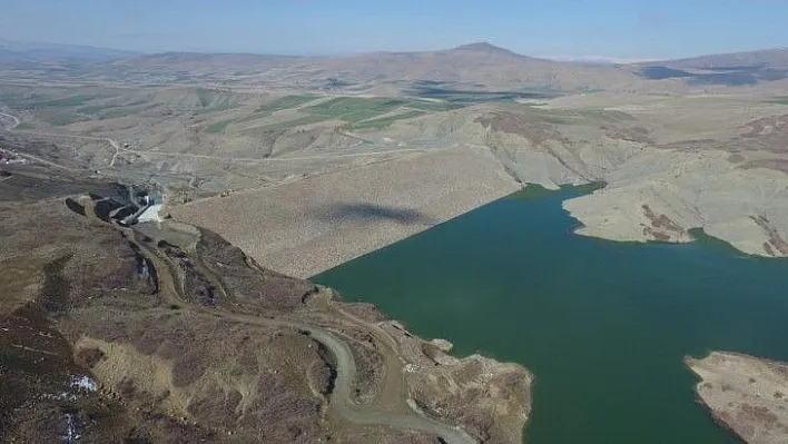 Kanatlı Barajında su seviyesi yükseldi