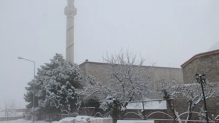 Kar Elazığ'ı Beyaza Bürüdü