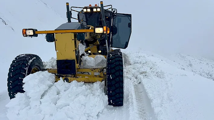 Kar nedeniyle ulaşıma kapanan yollar açılıyor