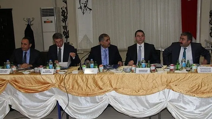 Karakoçan'da Toplantı